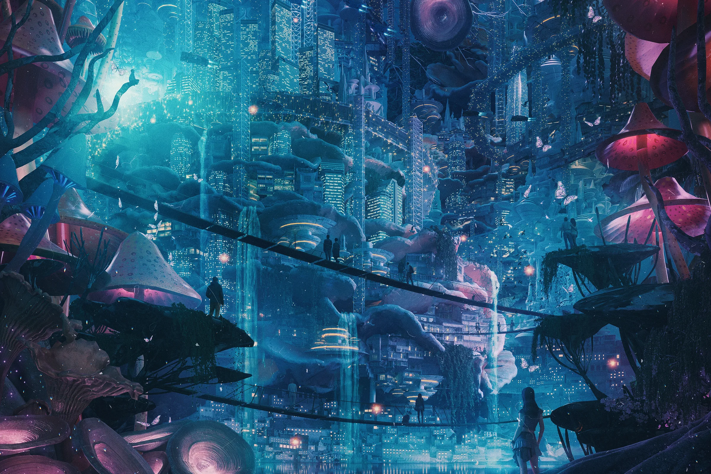 Bioluminocities