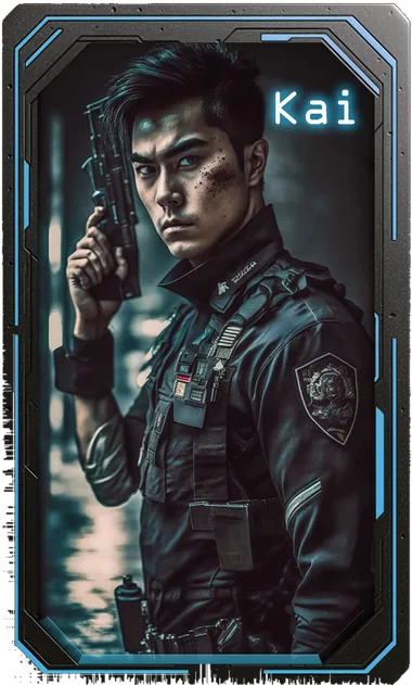 Kai card, front