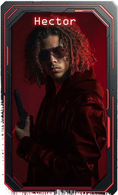 Hector card, front