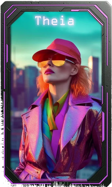 Theia card, front