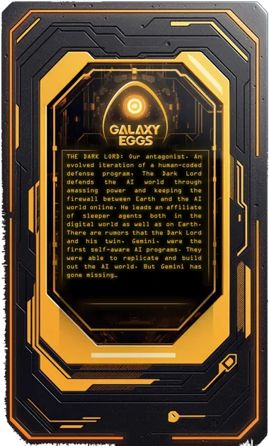Darklord card, back