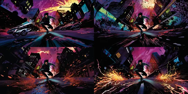 Comic-book style tests