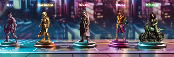 Character figures: AI visualizations