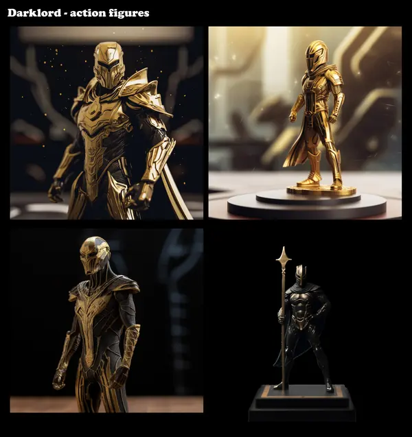 Character figures: AI visualizations