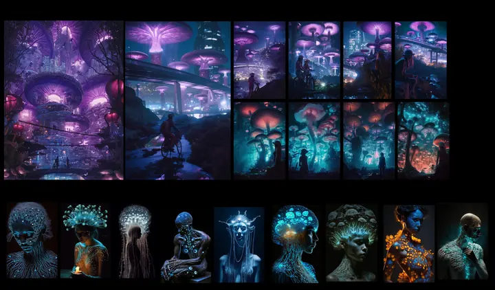 The Bioluminocities