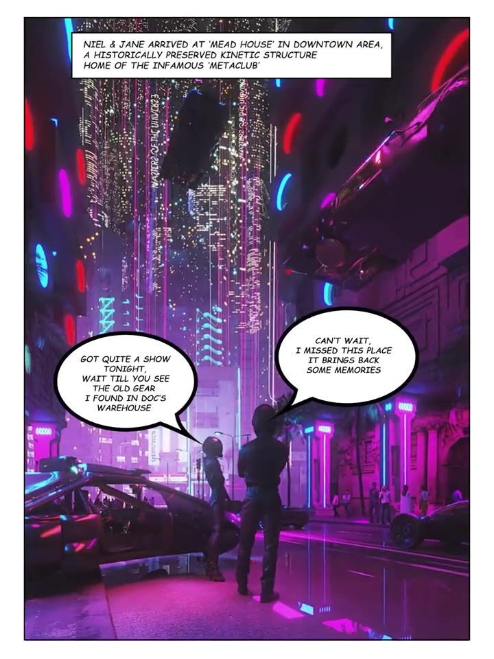 Animated comic pages, page 6
