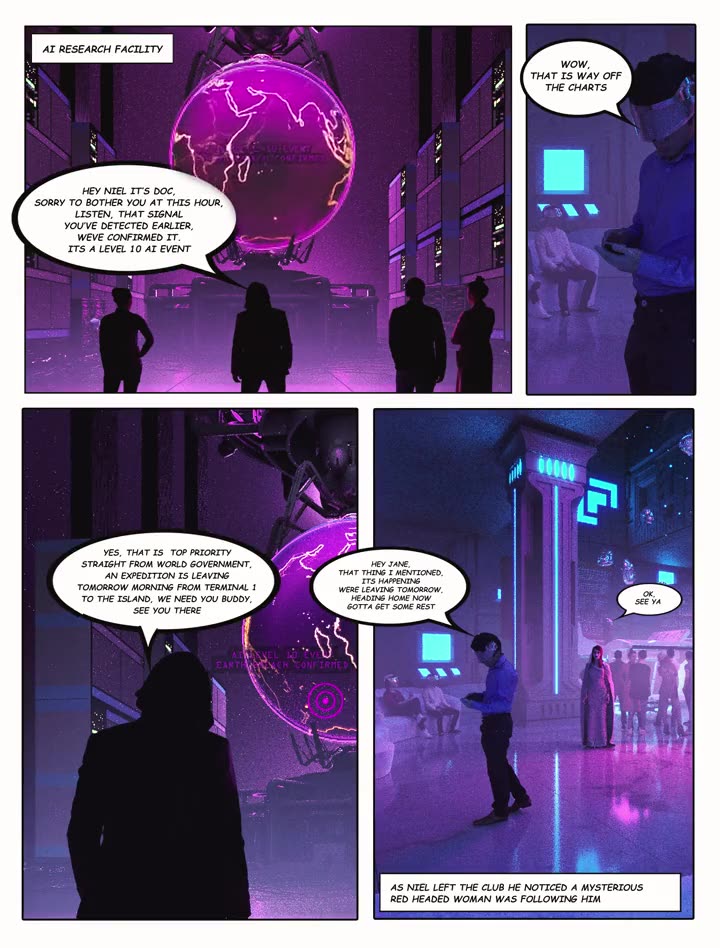 Animated comic pages, page 8